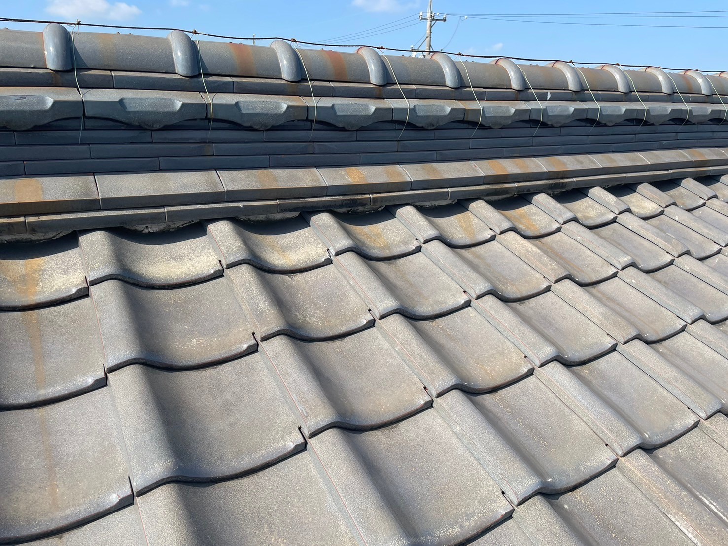 漆喰工事　施工前